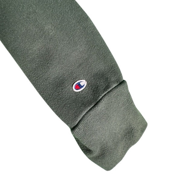 Champion St Norbert College Hoodie Green Size L Pullover Sweatshirt SNC Logo - Picture 6 of 10